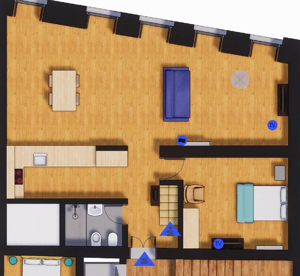 Apa M - Loft Guesthouse Jardim Das Maes Charming Viseu Bagian luar foto